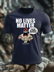 Men's British Veteran imitation cotton short-sleeved T-shirt