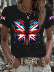 Men's UK Flag Printed T-shirt