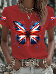 Men's UK Flag Printed T-shirt