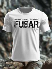 Men's Veteran imitation cotton short-sleeved T-shirt