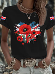 Men's UK Flag Printed T-shirt