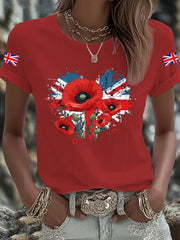 Men's UK Flag Printed T-shirt