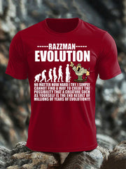 Men's British Veteran imitation cotton short-sleeved T-shirt