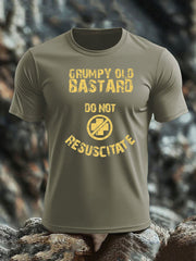 Men's British Veteran imitation cotton short-sleeved T-shirt