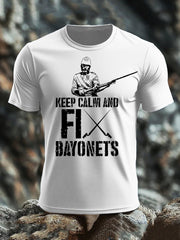 Men's British Veteran imitation cotton short-sleeved T-shirt