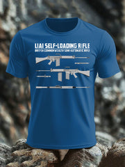 Men's British Veteran imitation cotton short-sleeved T-shirt