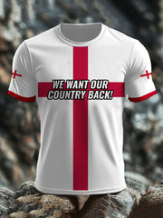 Men's We Want Our Country Back Short Sleeves T-shirt