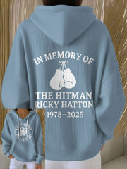 Women's Hitman Rip Printed Hoodie