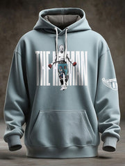 Men's Boxing Lover Rip Hitman Legend Printed Hoodie