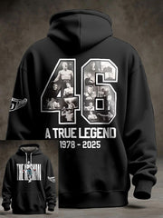 Men's Boxing Lover Rip Hitman Legend Printed Hoodie