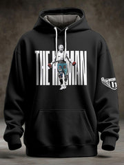 Men's Boxing Lover Rip Hitman Legend Printed Hoodie