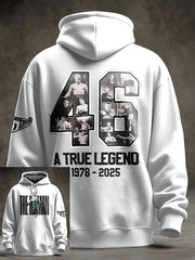 Men's Boxing Lover Rip Hitman Legend Printed Hoodie