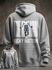 Men's Boxing Lover Rip Hitman Legend Printed Hoodie