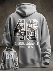 Men's Boxing Lover Rip Hitman Legend Printed Hoodie