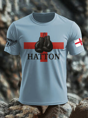 Men's Boxing Lover Rip Hitman Legend Printed T-Shirt