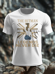 Men's Hitman Boxing Lover Printed T-shirt