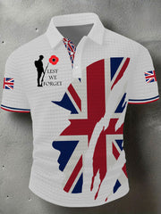 Men's Remembrance Day Lest We Forget Short Sleeve Shirt