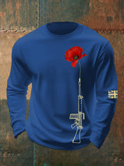 Men's British Remembrance Day Crew Neck Sweatshirt