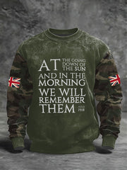 Men's We Remembrance Them Crew Neck Sweatshirt