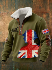 Men's Remembrance Day Lest We Forget Printed Sweatshirt