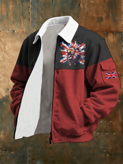 Men's Lion Flag Print Jacket