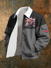 Men's Lion Flag Print Jacket