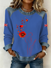 Women's Remembrance Day Lest We Forget Print Top