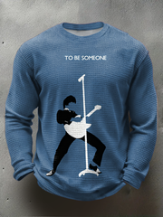Men's The Jam minimalist pop art Waffle Long Sleeve T-Shirt