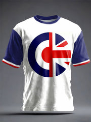 Unisex UK Mods Music Lover Printed T-shirt