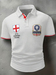 Men's England Football Lover It's Coming Home 2026 Printed Casual Tops