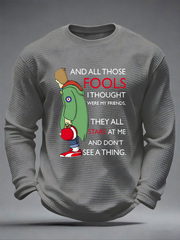Men's UK Mods Music Lover Waffle Long Sleeve T-Shirt