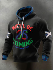 Men's Scotland Football Lover Printed Hoodie