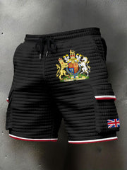 Men's UK Printed plaid shorts