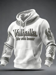 Men's Viking-style Valhalla Printed Hoodie