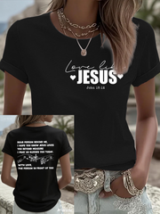 Women's Love Like Jesus Iron On Short Sleeve T-Shirt