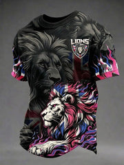Men's British Lion Printed T-shirt