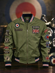 Men's Mods UK Music Lover Printed Monkey Jacket