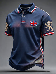 Men's British Patriotic Unisex Casual polo shirt