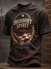 Men's North London Football Lover Printed T-shirt