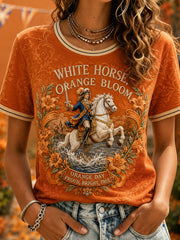 Women's 12th July Orangmen's Day Art Printed T-shirt