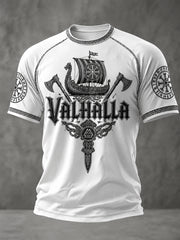 Men's Valhalla Printed Casual short sleeves t-shirt