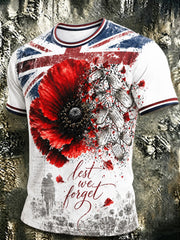 Men's Lest We Forget Printed T-shirt