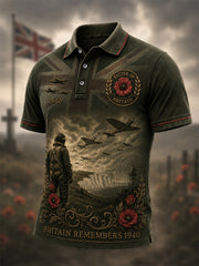 Men's Battle of Britain Commemoration Day Print Polo