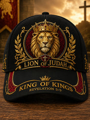 Unisex Christian Lion of Judah Art Print Hat