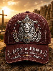 Unisex Christian Lion of Judah Art Print Hat