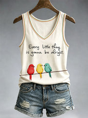 Women's Every Little Thing Is Gonna Be Alright Tank Top