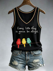 Women's Every Little Thing Is Gonna Be Alright Tank Top