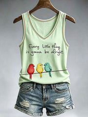 Women's Every Little Thing Is Gonna Be Alright Tank Top