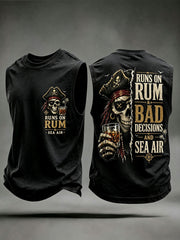 Men's 'Runs On Rum, Bad Decisions, And Sea Air' Vests