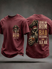 Men's 'Runs On Rum, Bad Decisions, And Sea Air' T-Shirts